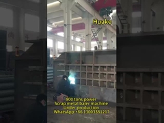 Управление ПЛК Металлическая переработка Балеровщик Автоматический 800 тонн Мощность 700 * 700 мм