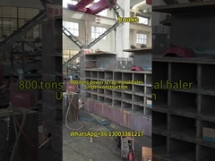 металлолом пресс балерина 800 тонн мощность тяжелая работа лом пучок пресс машина